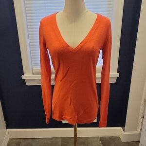 V-Neck Coral Sweater